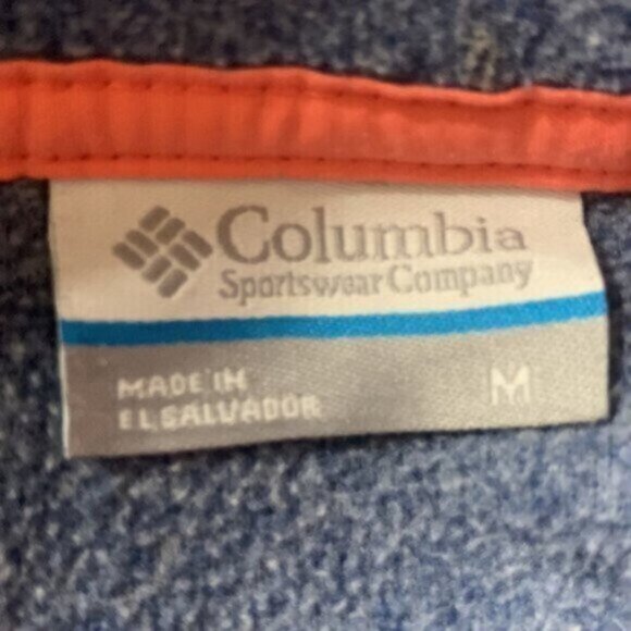 Columbia Blue & Pink Pullover Performance Fleece Jacket - Picture 9 of 12
